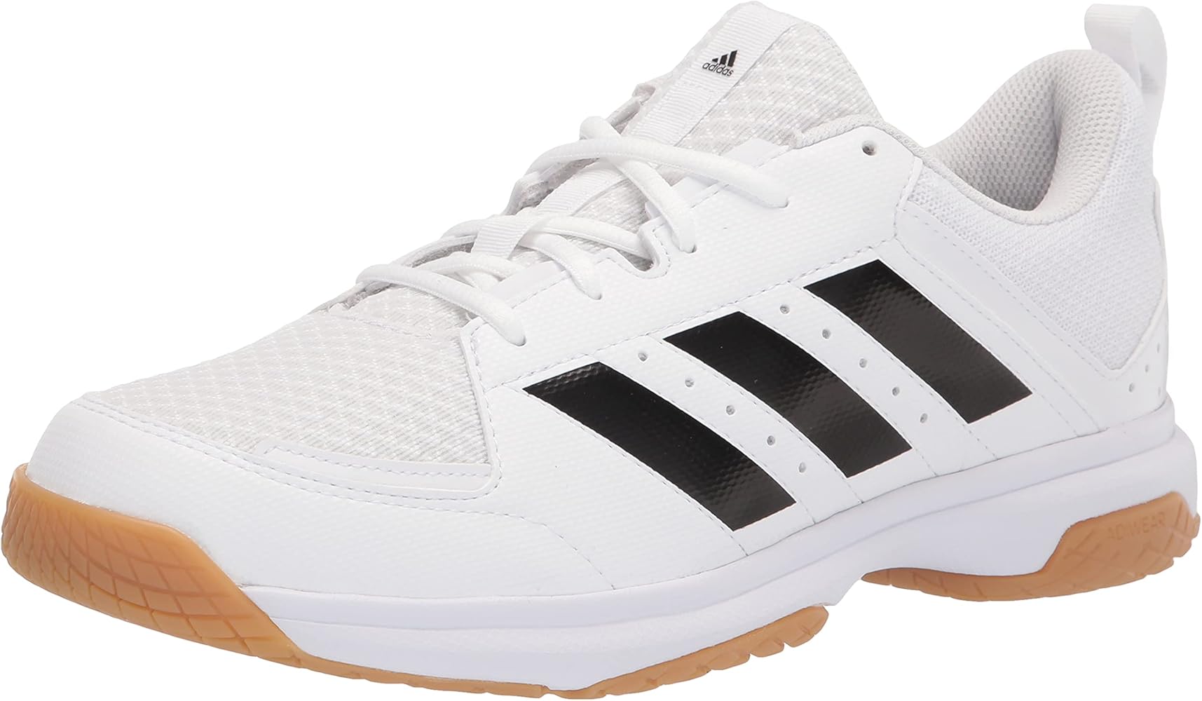  | adidas Men's Ligra 7 Track and Field Shoe, White/Black/White,  6 | Track & Field & Cross Country