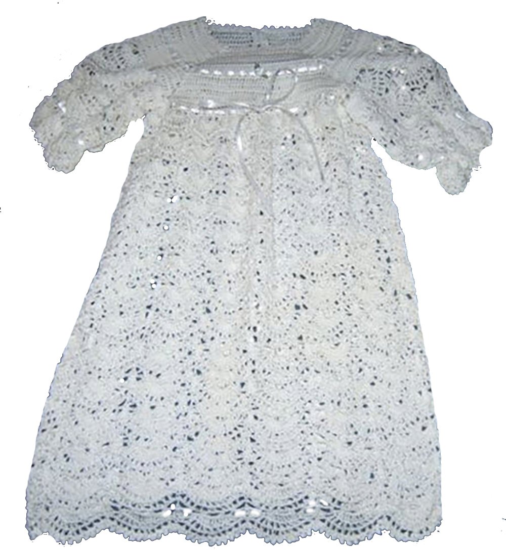 Crocheted christening gown patterns