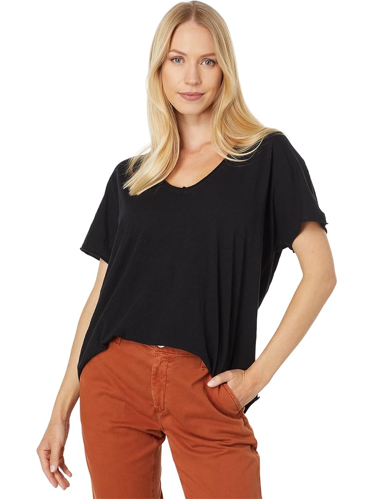 bobi Los Angeles Slubbed Jersey Drop Shoulder Tee