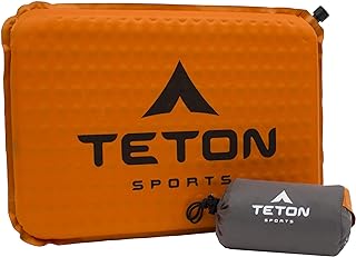 TETON Sports Camping Seat Cushion; Stadium Seat; Office Chair; Car Pad; Inflatable