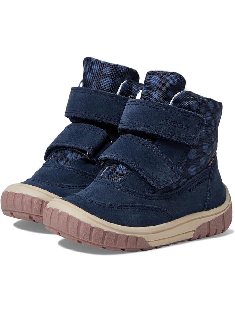 Navy Geox Kids Omar Boy WPF 10 (Toddler)