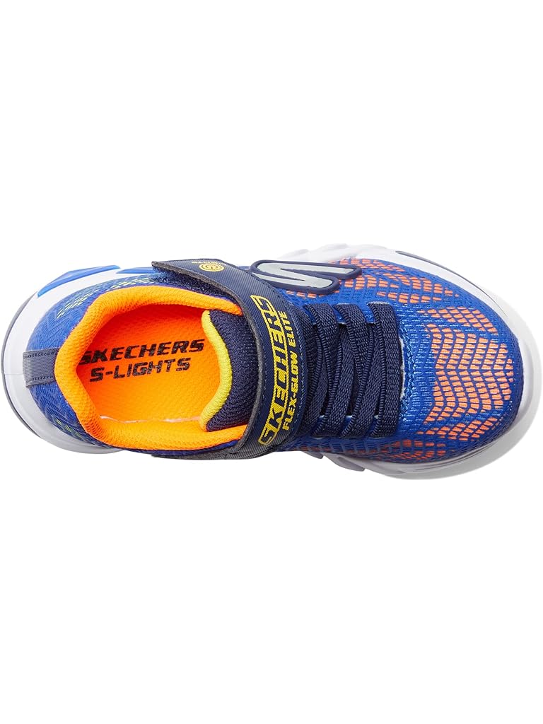 Orange SKECHERS KIDS Sport Lighted - Flex-Glow Elite 400137L (Little Kid/Big Kid)