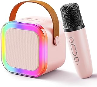 Belking K12 Bluetooth Karaoke Speaker with Microphone, Wireless Karaoke Machine & RGB Lights Party POP Bluetooth Speaker w...