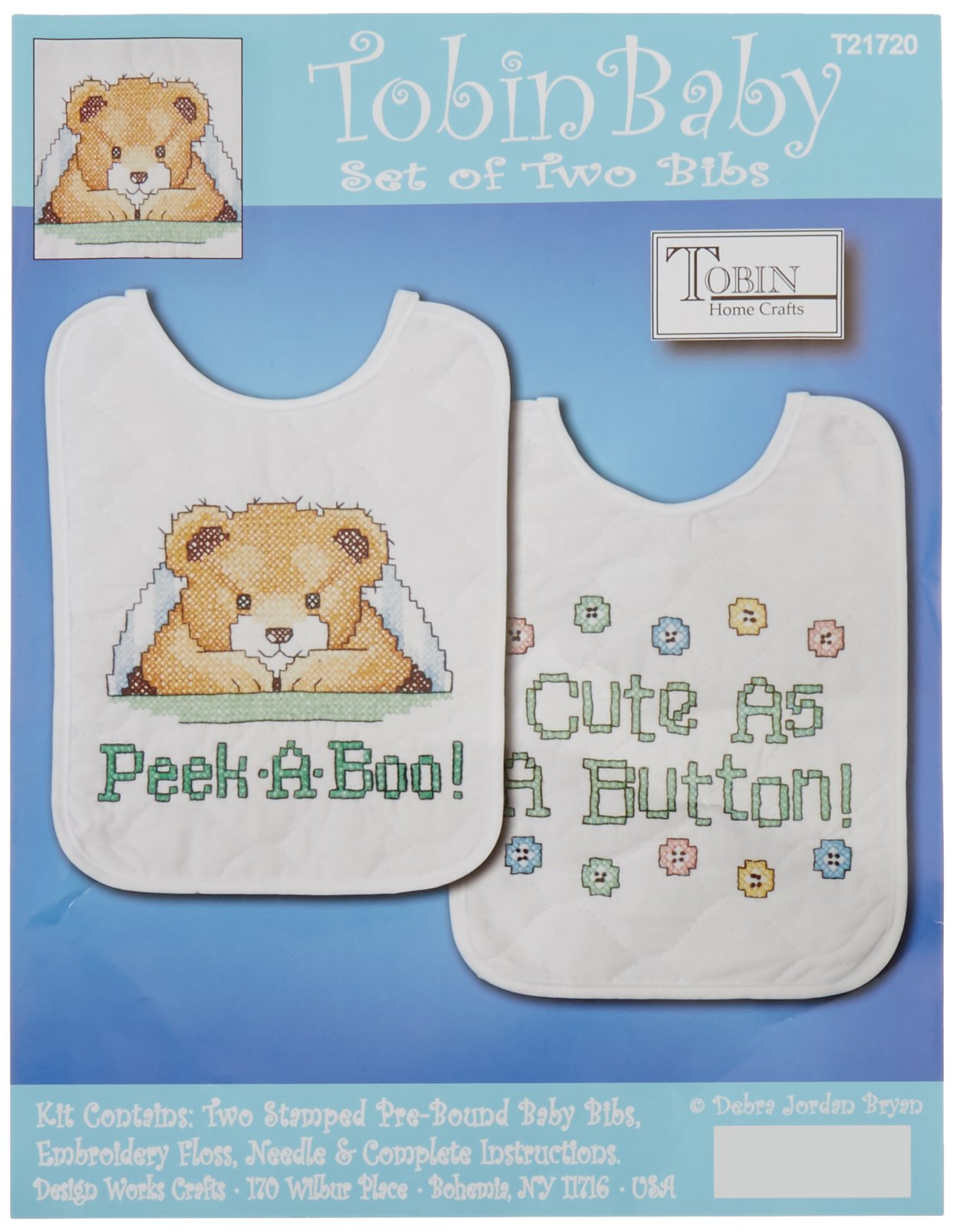 Embroidery baby bibs