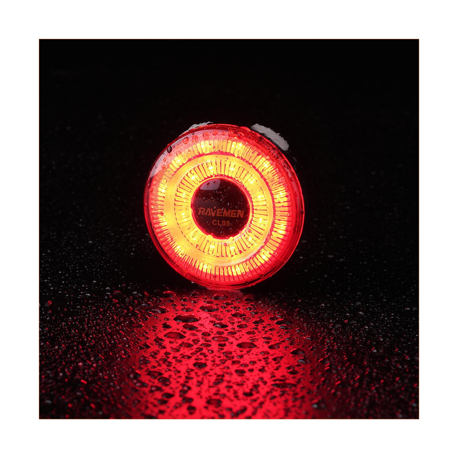 RAVEMEN CL05 tail light,Night & Daytime Modes for Cycling Safety USB C Rechargeable