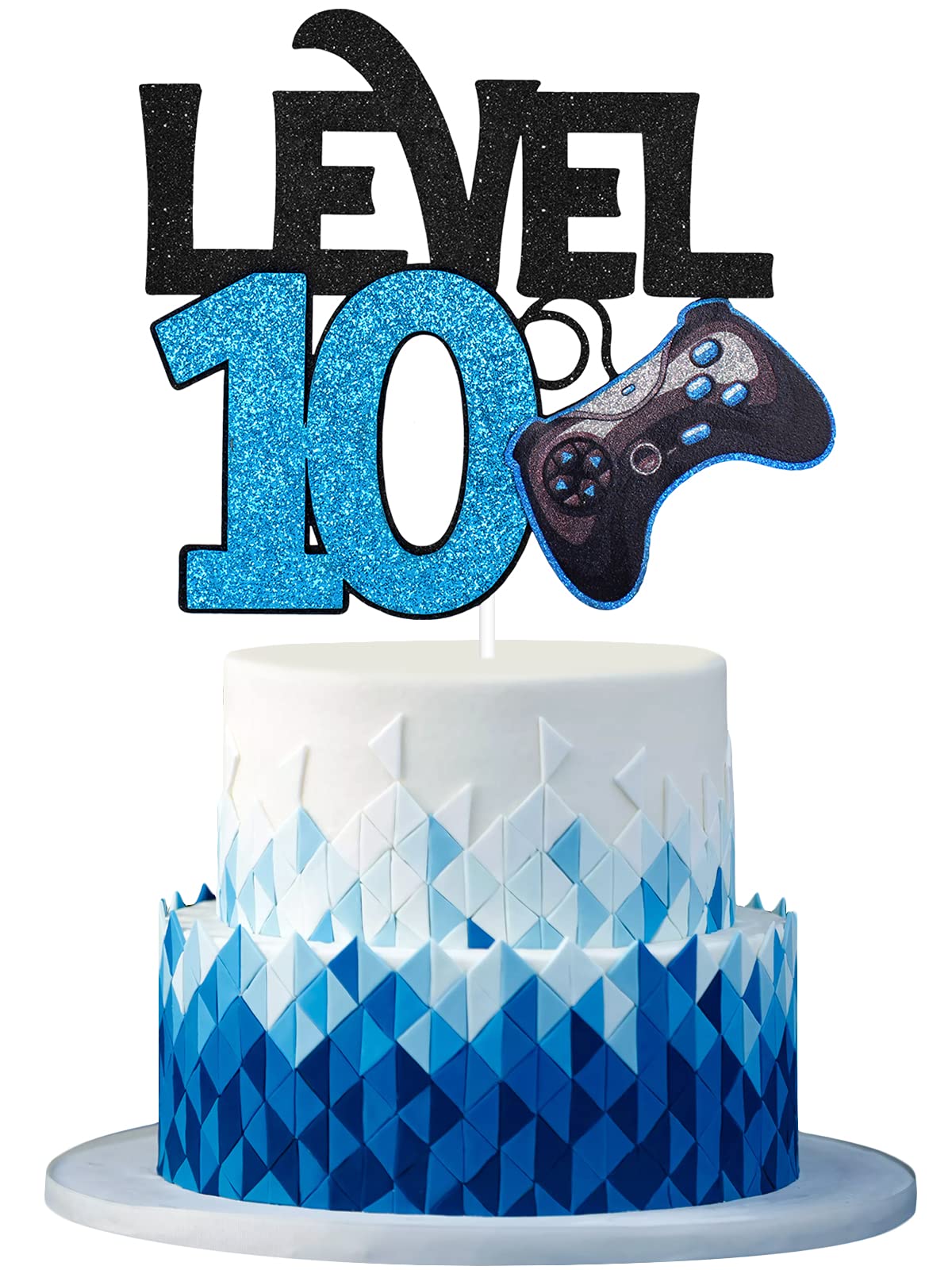 Amazon.com: Level 10 Game Birthday Cake Topper - Video Game Boy\'s ...