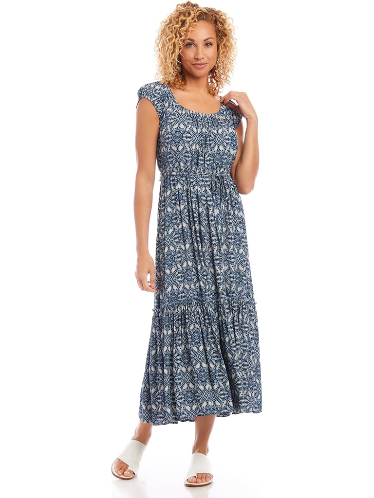 Karen Kane Tiered Midi Dress