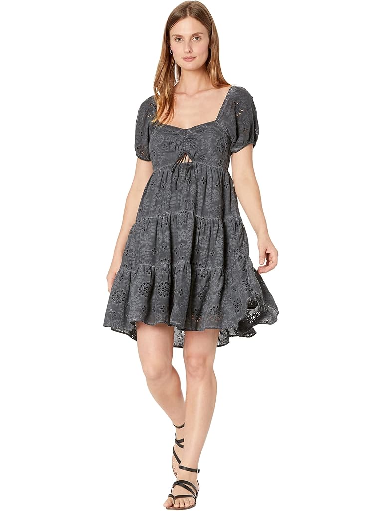 Lucky Brand Eyelet Mini Dress