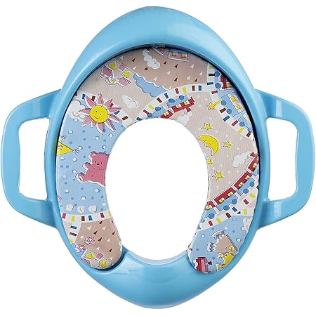 KYOTO Baby Toilet Soft Seat Cover Potty Trainer with Easy Grip Handles ...