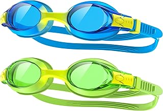 findway Kids Swim Goggles, Kids Swimming Goggles Anti-fog No Leaking Girls Boys for Age 3-14