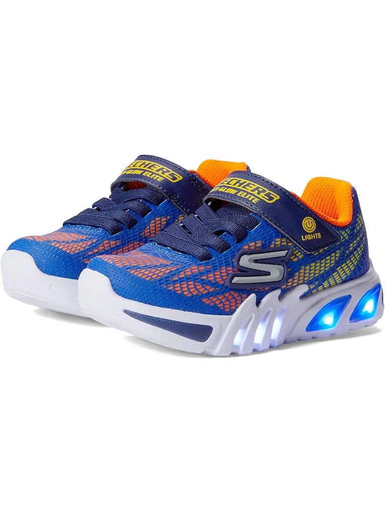 Orange SKECHERS KIDS Sport Lighted - Flex-Glow Elite 400137L (Little Kid/Big Kid)