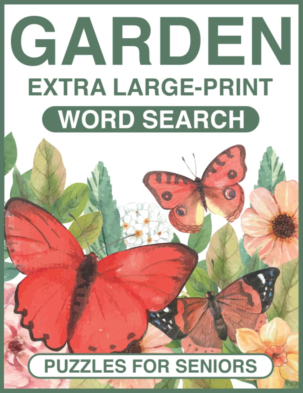 Buy Garden Extra Large-Print Word Search Puzzles for Seniors: Garden ...