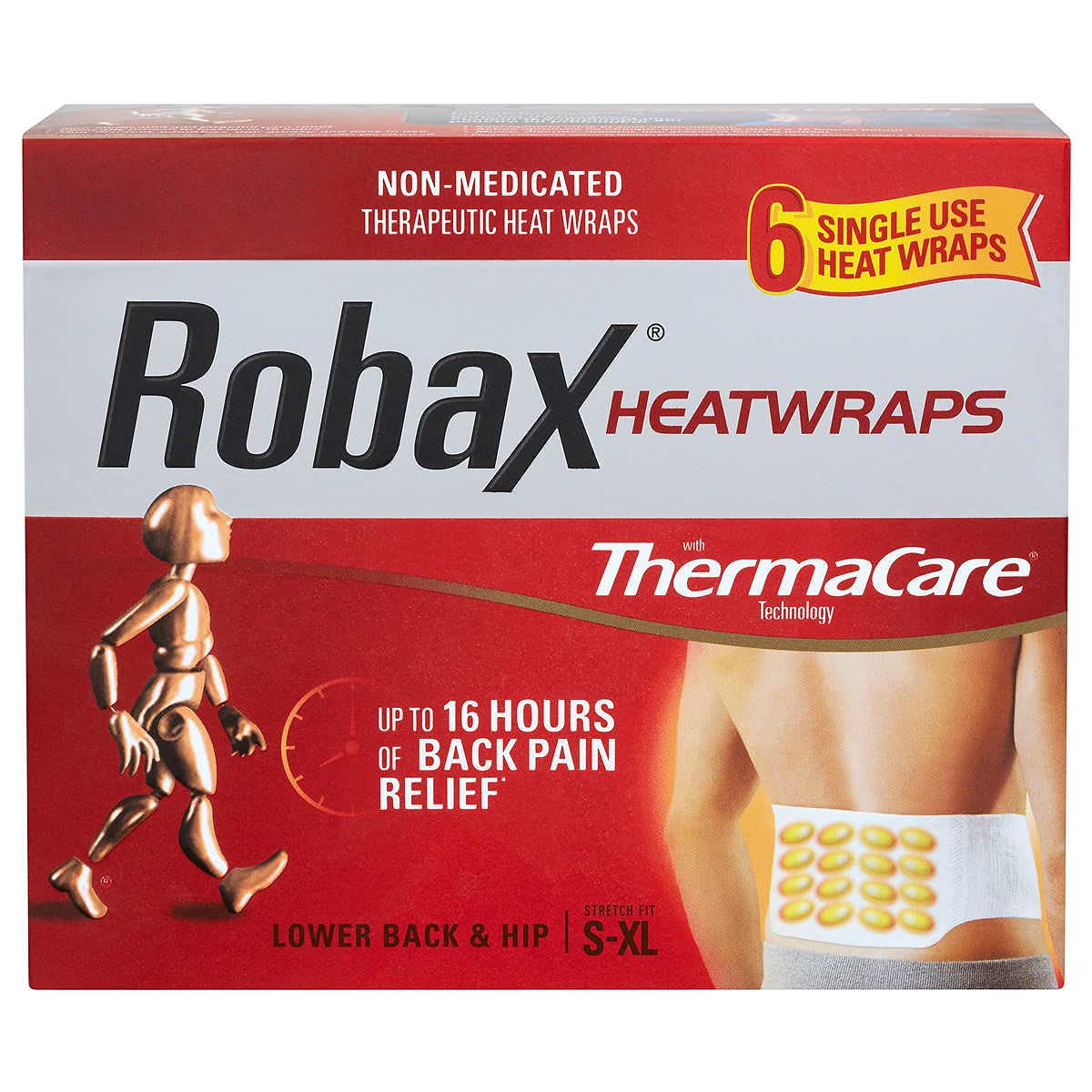 Robax heatwraps Pack of 6