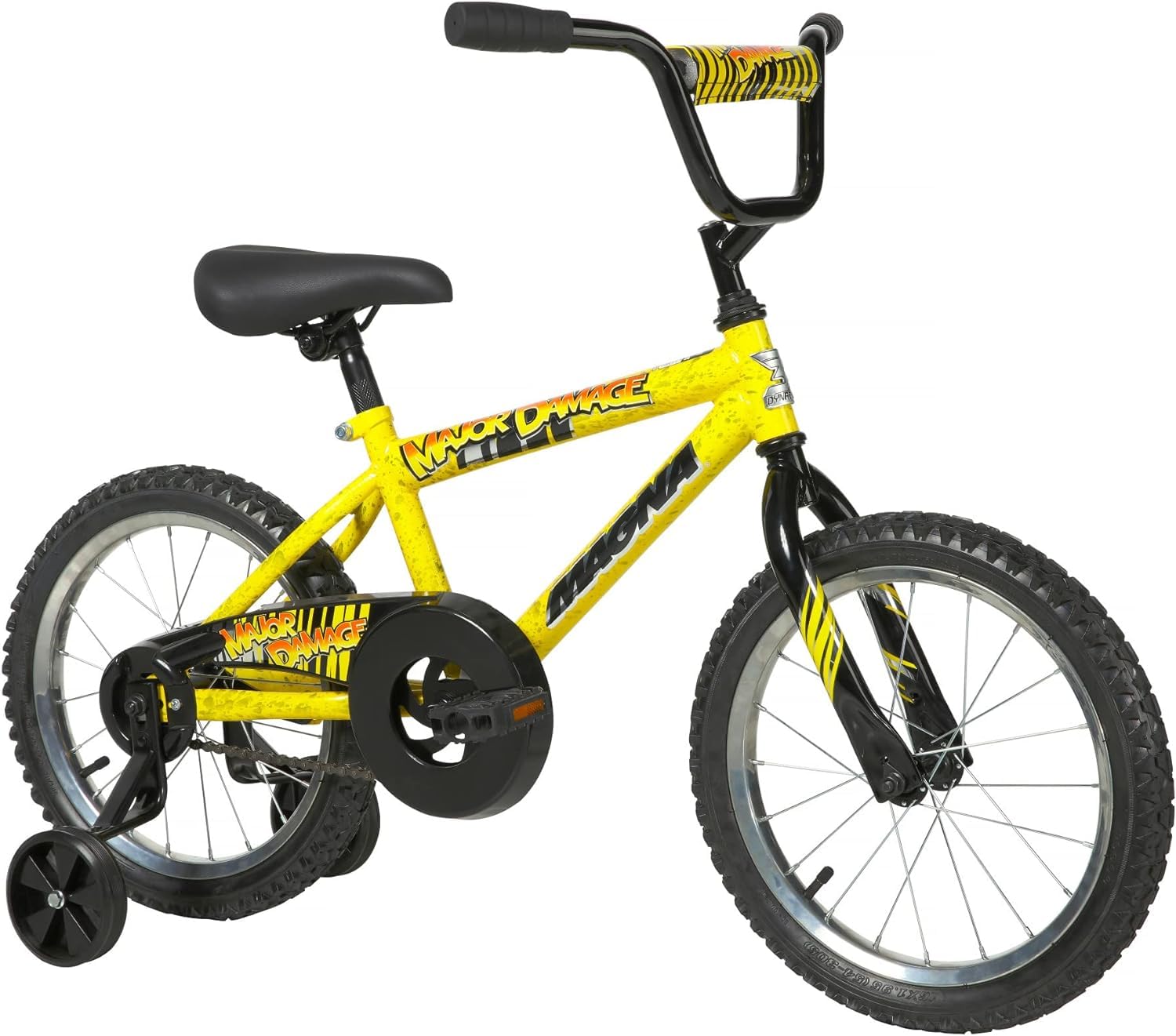 Dynacraft Magna Major Damage Children's Bike – Bold and Durable Design, Perfect for Kids Learning to Ride, Sturdy and Easy to Assemble, Ideal for Young Riders