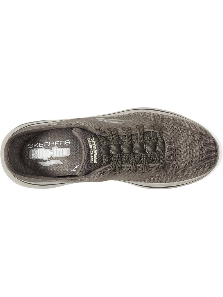 Taupe SKECHERS Performance Go Walk Arch Fit 2.0 - Grand Hands Free Slip-Ins