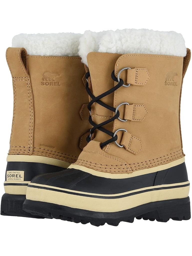 Tan SOREL Kids Caribou&#8482; (Little Kid/Big Kid)