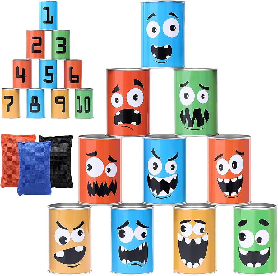 Amazon.com: Carnival Games Bean Bag Toss Game for Kids & Adults ...