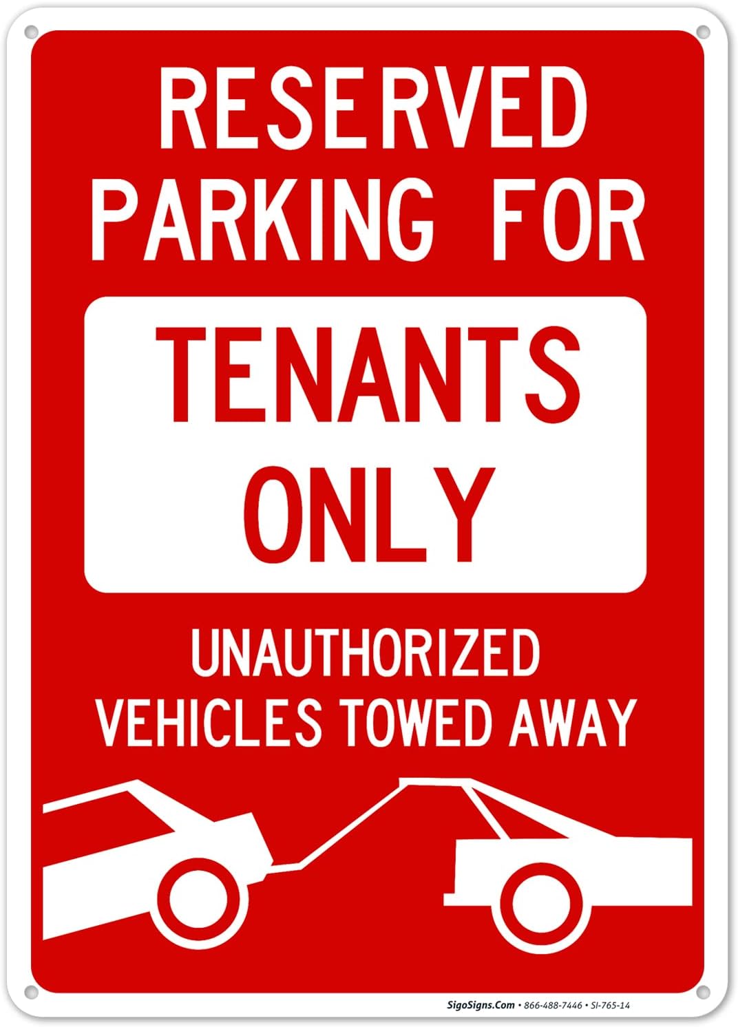 Sigo Signs Reserved Parking Sign - 10x14 Inches, Philippines | Ubuy