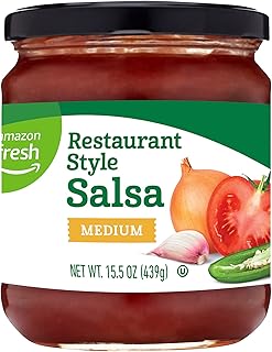 Amazon Fresh, Restaurant Style Salsa, Medium, 15.5 Oz