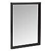 Amazon Basics Rectangular Wall Mount Mirror With Peaked Trim, Black, 16 x 20 inch