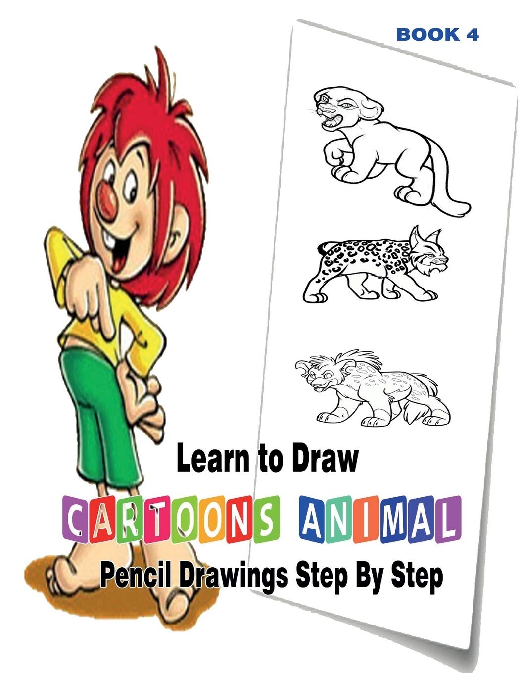 Buy Learn to Draw Cartoons: Pencil Drawings Step By Step Book 5: Pencil ...