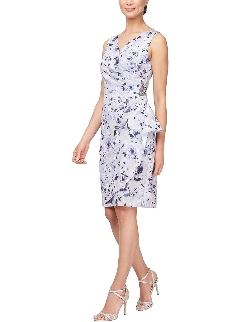 Alex Evenings Sleeveless Printed Dress