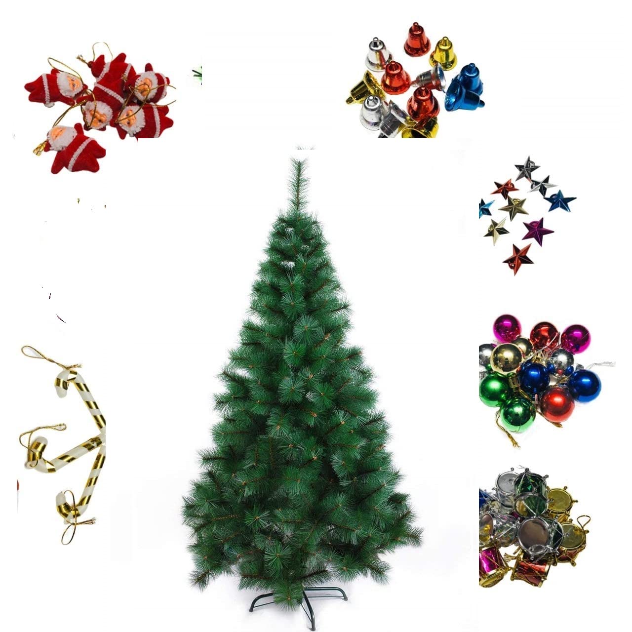 Buy FESTIVE BLESSINGS 12 feet Christmas Tree/Xmas Tree with 96 ...