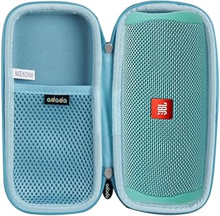 adada Hard Travel Case Fits JBL FLIP 5 / JBL FLIP 6 Waterproof Portable Bluetooth Speaker (Light Blue)