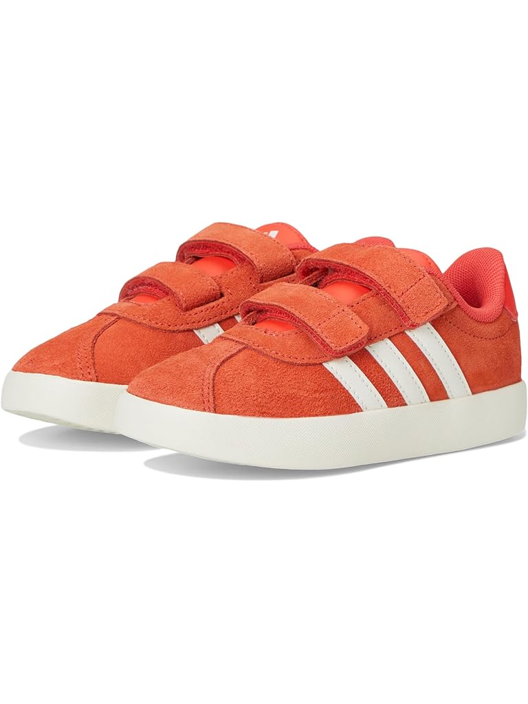 Red adidas Kids VL Court 3.0 Sportswear Shoes (Toddler)