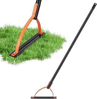 60 INCH Weed Grass Cutter with Double-Edged Serrated Sharp Steel Blade, Weed Cutter Tool, Manual Weed Whacker, Grass Whip,...