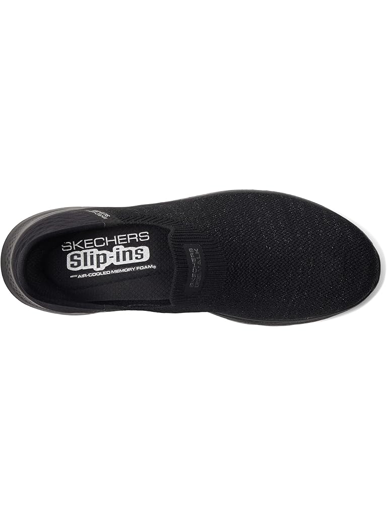 Black SKECHERS Performance Go Walk 7 Springtime Hands Free Slip-Ins