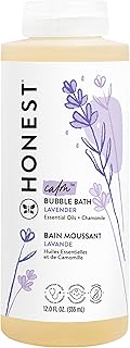 The Honest Company Foaming Bubble Bath | Gentle for Baby | Naturally Derived, Tear-free, Hypoallergenic | Lavender Calm, 1...