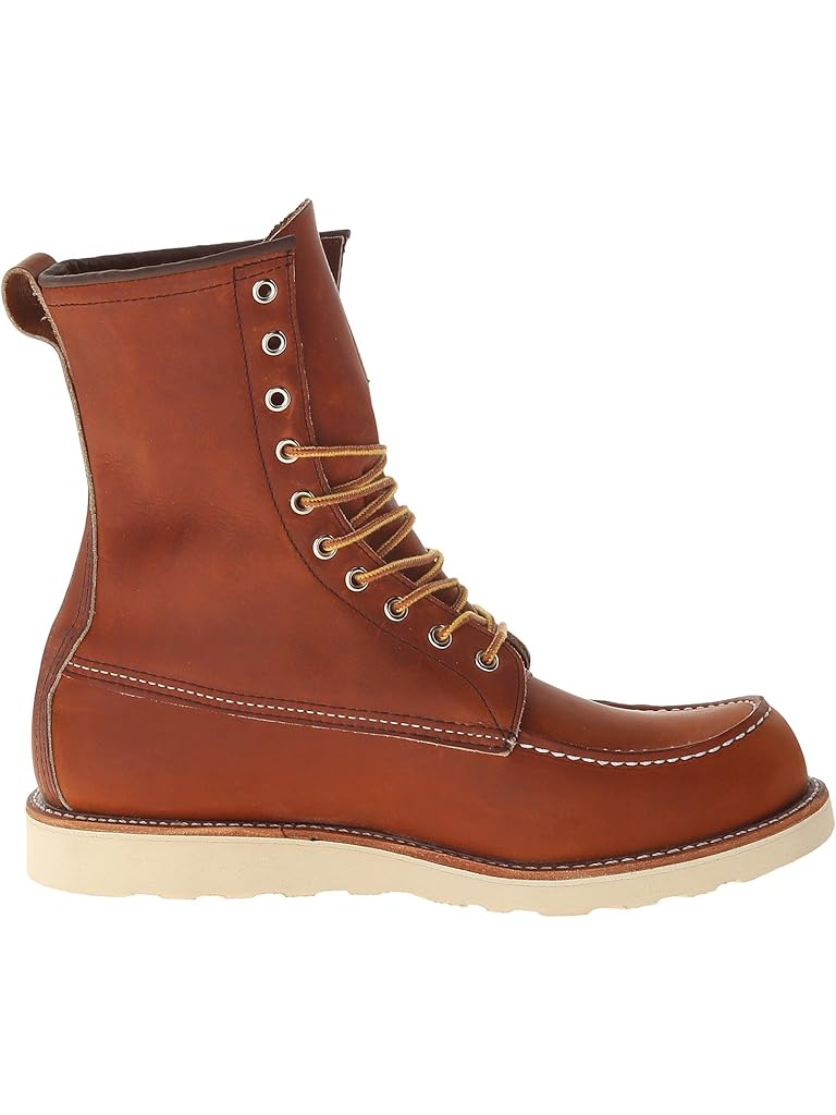 Tan Red Wing Heritage 8" Moc Toe