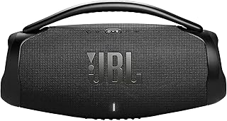 JBL Boombox 3 Wi-Fi Powerful Wi-Fi and Bluetooth Speaker, Deep Bass, 3-Way Speaker, 24H Battery, 3D Dolby Atmos, Waterproo...