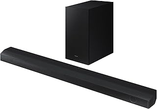 Samsung Soundbar Speaker 2022-3.1ch Surround Sound Audio With 7 Speakers Virtual DTS:X Wireless Subwoofer Bluetooth - HW-B...