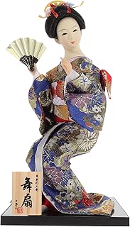 PRETYZOOM Kimono Geisha Doll Japanese Purple Geisha Figurine Desktop Decor Japanese Kimono Girl Statue Asian Kabuki Figure...