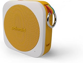 Polaroid 9080 P1 Music Player (Yellow) - Super Portable Wireless Bluetooth Speaker Rechargeable with IPX5 Waterproof and D...