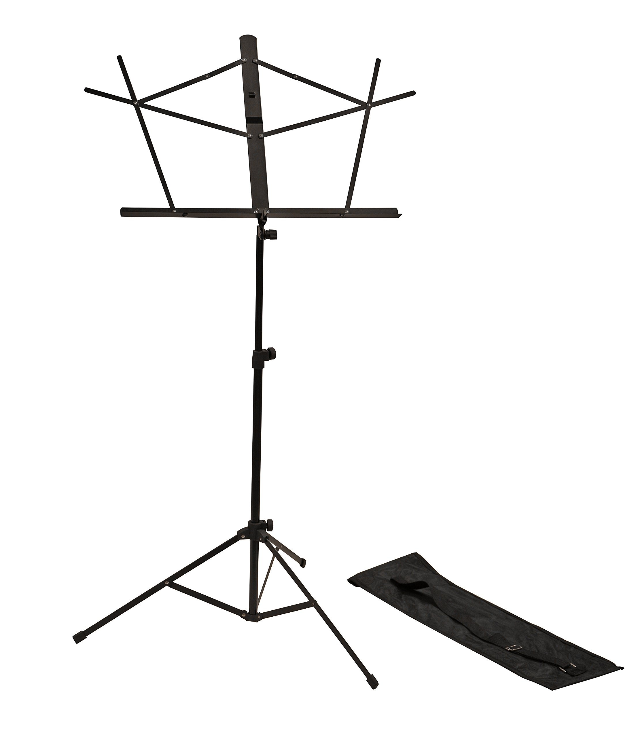 Rok-It Folding Sheet Music Stand with Carry Bag; (RI-MUSICSTD1)