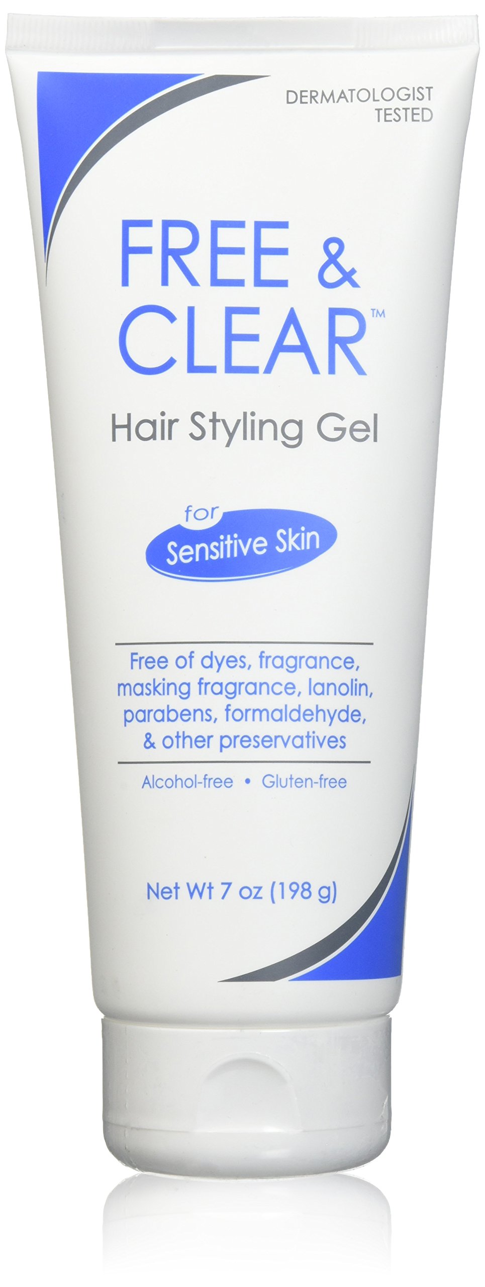 Free & ClearHair Styling Gel, Unscented, (SG_B00MX6ZXT2_US), 7 Ounce (Pack of 2)