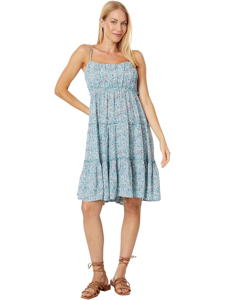 Lucky Brand Tiered Floral Mini Dress