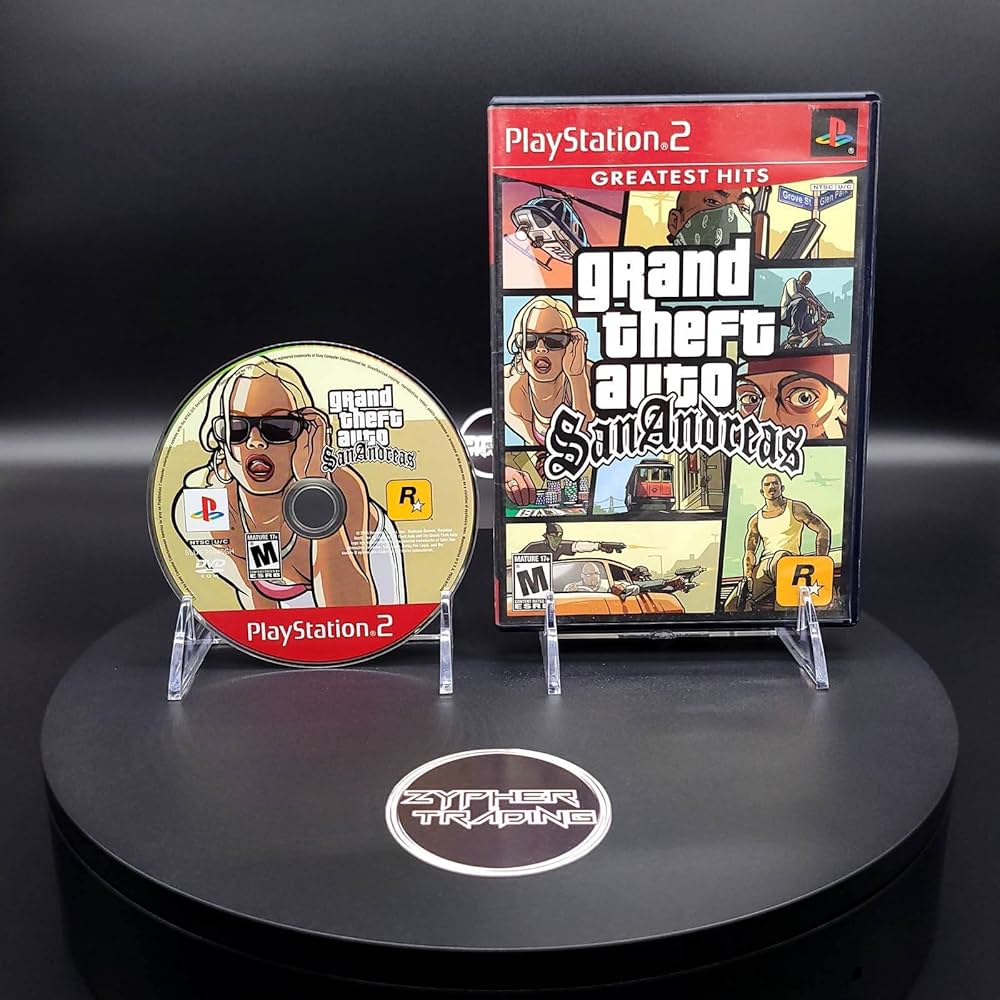 Grand Theft Auto: San Andreas - PlayStation 2🐩 Explore o Potencial da ...