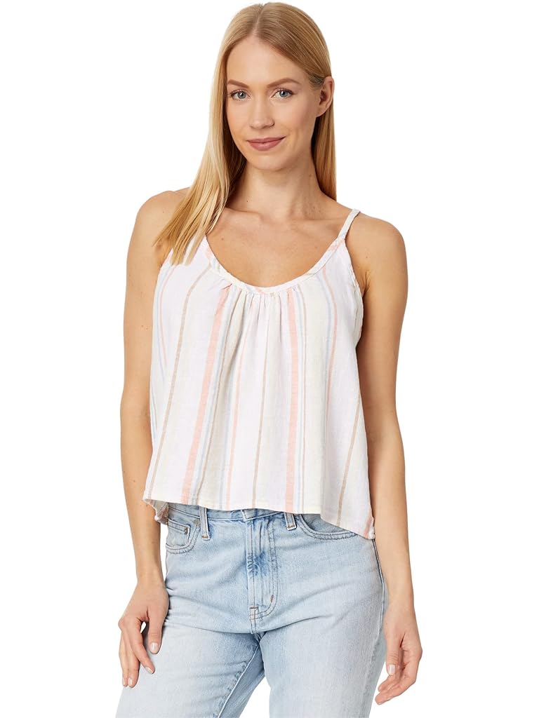 bobi Los Angeles Cami Shirred Top