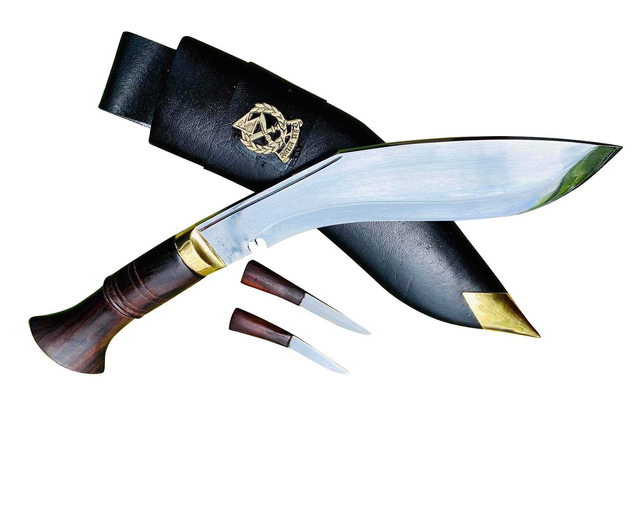 9" Blade Nepal Police Kukri Handmade by EGKH Nepal - Official Issue Authentic handmade Khukuri, Highly Graded Carbon Steel Blade Knives