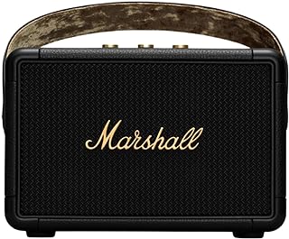 Marshall Kilburn II Bluetooth Portable Speaker - Black & Brass