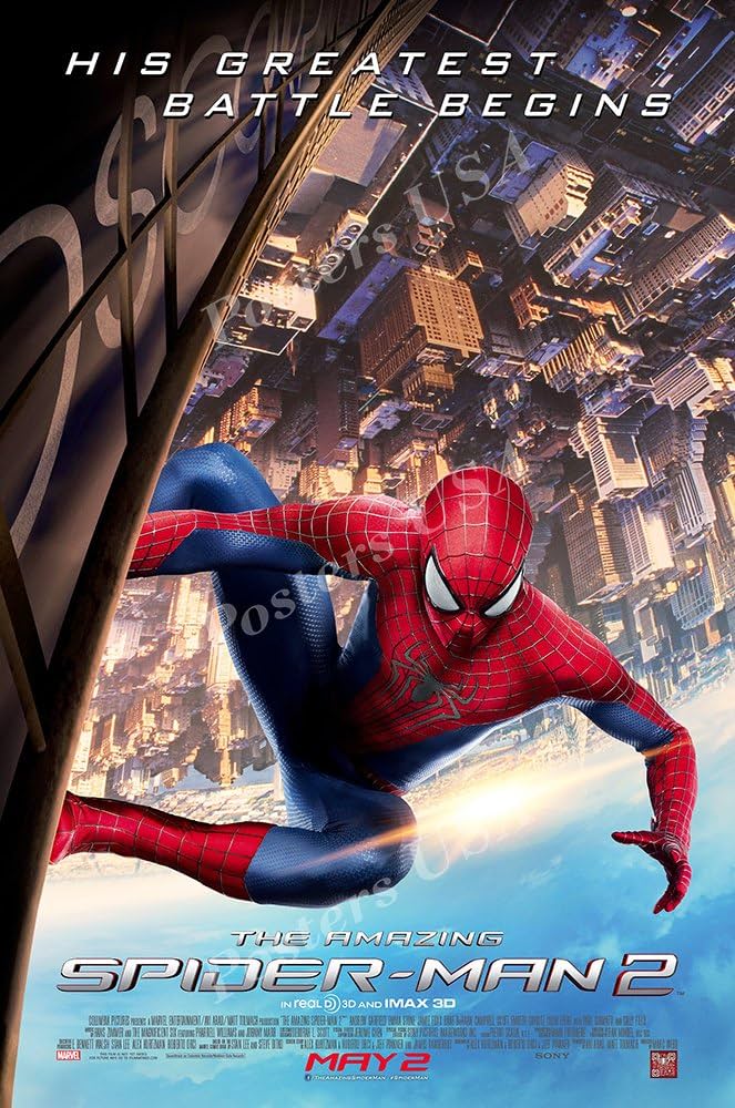 : FIL300 - Póster de película Marvel Amazing Spiderman 2, acabado  brillante : Hogar y Cocina