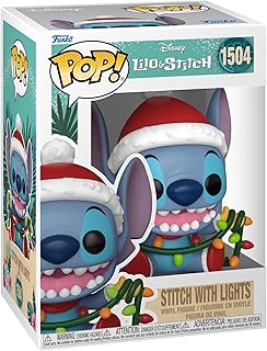 Funko Pop! Disney: Stitch Holiday – Stitch With Lights - Lilo and Stitch - Collectable Vinyl Figure - Gift Idea - Official...