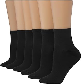 Hanes Women's 6-Pair Comfort Fit Ankle Socks