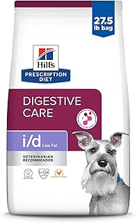 Hill's Prescription Diet i/d Low Fat Digestive Care Chicken Flavor Dry Dog Food, Veterinary Diet, 27.5 lb. Bag