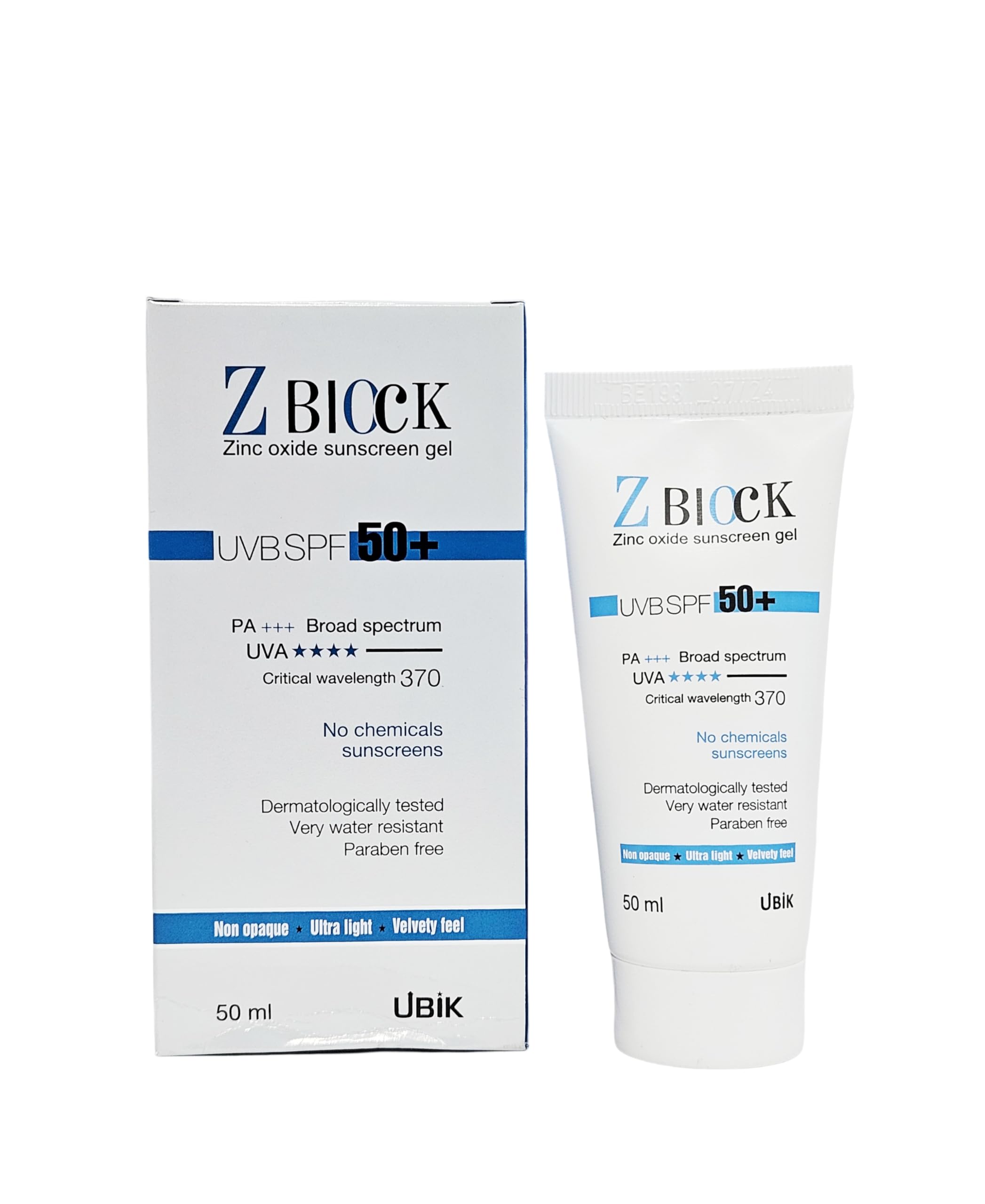 Sanaxea Cosmetics, Z-Block 25% Zinc Oxide Sunscreen Gel, Spf 58, 50 Ml