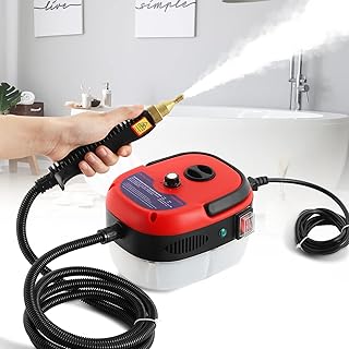 Moongiantgo High Pressure Steam Cleaner, 2500W Portable High Temp Bathroom Power Steamer Cleaning Machine Steam Humidity A...